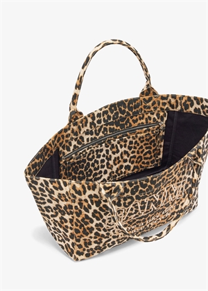 Medium trapeze shopper printed Almond Milk B2110060 Ganni 